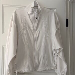 Lululrmon Women's White Zip-Up Jacket sz 6